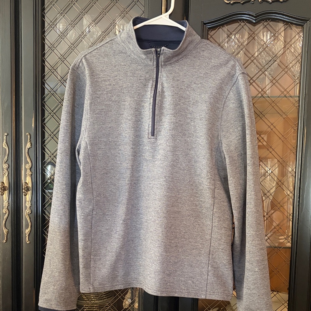 J. Crew Men's Gray Quarter-Zip